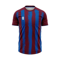 Surridge Strike Shirt / Short Sleeve (Junior) - Maroon / Royal