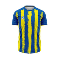 Surridge Strike Shirt / Short Sleeve (Junior) - Royal / Yellow