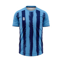 Surridge Strike Shirt / Short Sleeve (Junior) - Sky / Navy