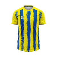 Surridge Strike Shirt / Short Sleeve (Junior) - Yellow / Royal