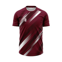 Surridge Long Sleeve (Junior) - Maroon / White