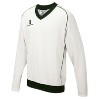 Surridge Curve Long Sleeve Sweater (Junior) - Green Trim