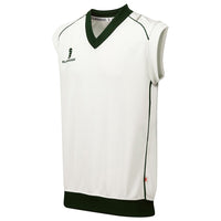 Surridge Curve Sleeveless Sweater (Junior) - Green Trim