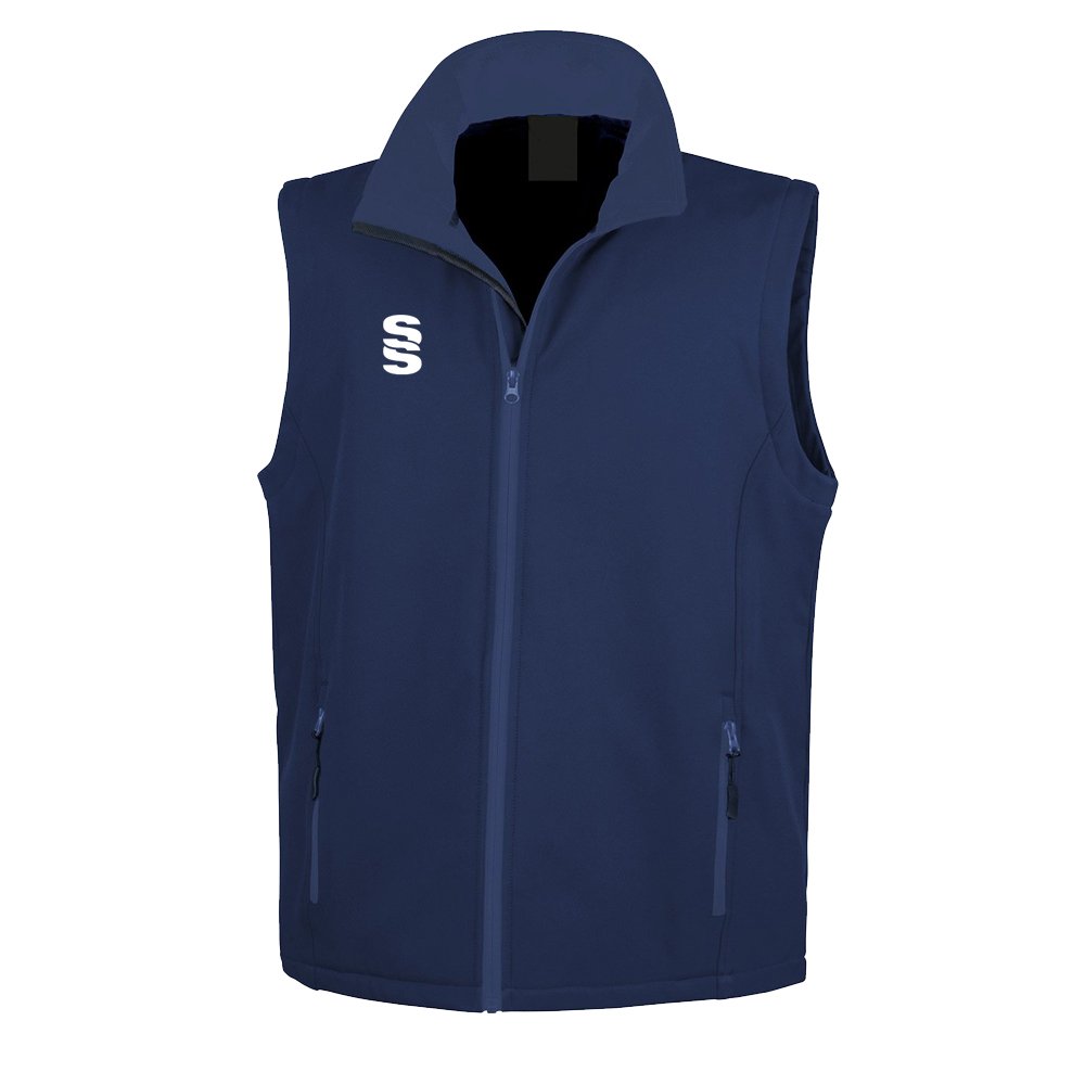 Surridge Core Printable Softshell Gilet - Navy / Women'S / Fit