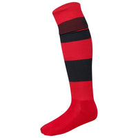 Surridge Hooped Sock (Junior) - Red / Black