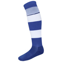 Surridge Hooped Sock (Junior) - Royal / White