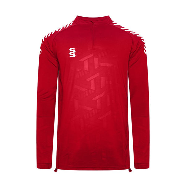 Surridge Impact Zip Performance Top (Junior) - Red