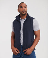 Russell Athletic Outdoor Fleece Gilet - Black