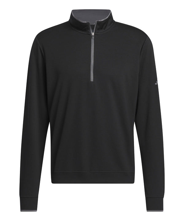Adidas UPF Lightweight Quarter-zip Pullover - Black