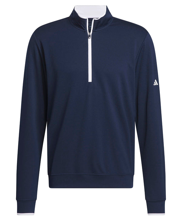 Adidas UPF Lightweight Quarter-zip Pullover - Collegiate Navy