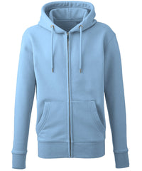 Men's Anthem Full-zip Hoodie - Light Blue