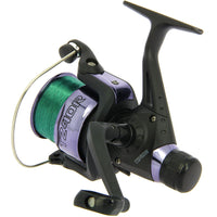 Black Coarse Fishing Reel Loaded With 8lb Line