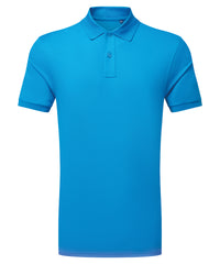 Asquith & Fox PRINTGUARD Recycled Polyester Polo - Sapphire