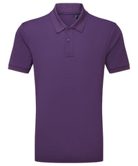 Asquith & Fox Men's GlacierTech Polo - Purple