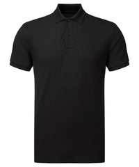 Asquith & Fox Men’s Polycotton Blend Polo - Black*