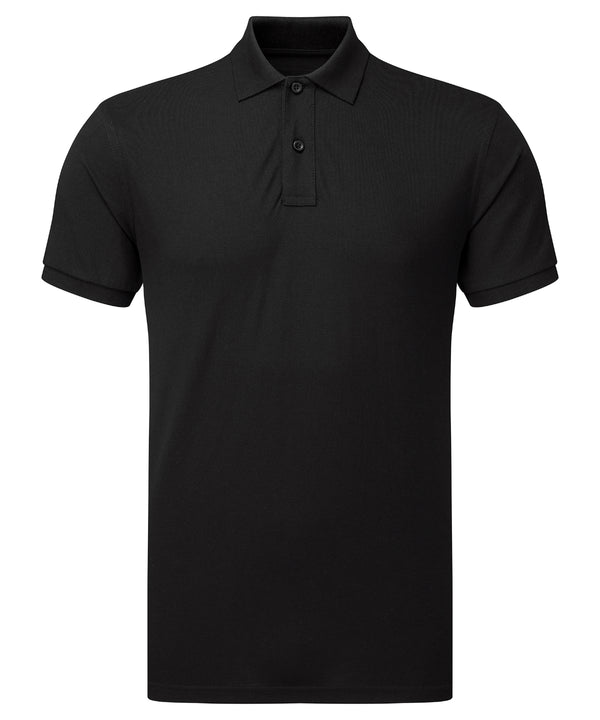 Asquith & Fox Men’s Polycotton Blend Polo - Black*