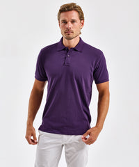 Asquith & Fox Men’s Polycotton Blend Polo - Black*