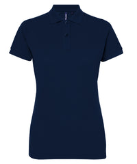 Asquith & Fox Women’s Polycotton Blend Polo - Navy