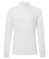 Asquith & Fox Men's Classic Fit Long Sleeved Polo - White
