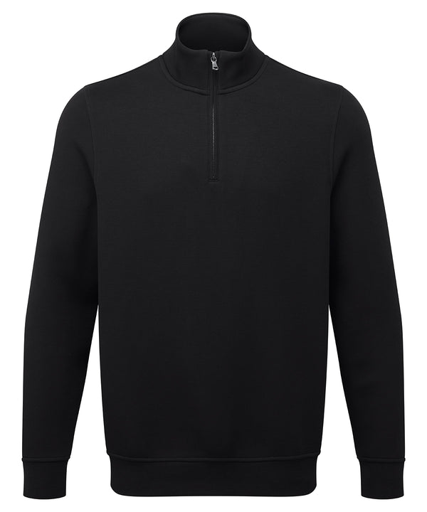 Asquith & Fox Men’s ¼-zip Premium Sweatshirt - Black