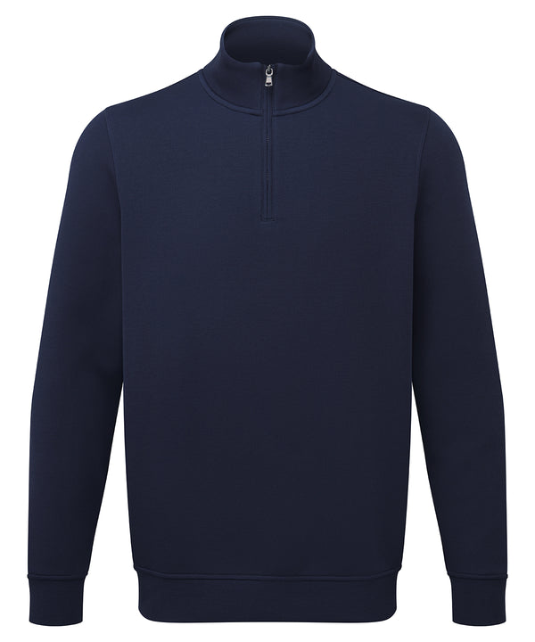 Asquith & Fox Men’s ¼-zip Premium Sweatshirt - Navy