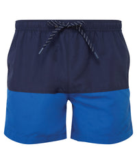 Asquith & Fox Block Colour Swim Shorts - Navy/Royal