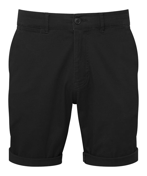 Asquith & Fox Men’s Ultimate Chino Shorts - Black