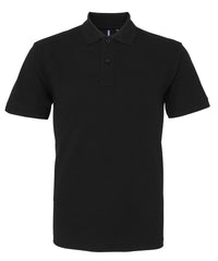 Asquith & Fox Men's Organic Polo - Black