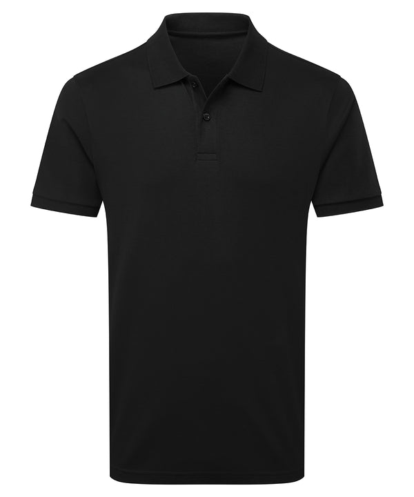 Asquith & Fox Premium Mercerised Polo - Black