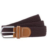 Asquith & Fox Braid Stretch Belt - Brown