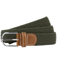Asquith & Fox Braid Stretch Belt - Olive