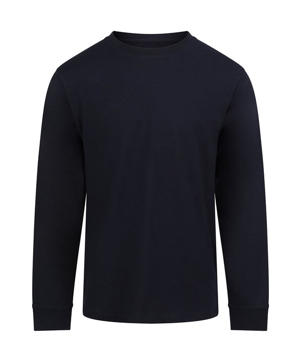 AWDis 180 Long Sleeve T - Deep Black