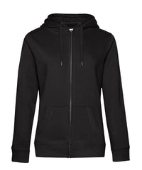 B&C Collection B&c Queen Zipped Hooded - Black Pure*