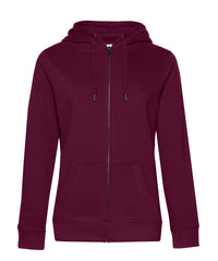 B&C Collection B&c Queen Zipped Hooded - Dark Cherry