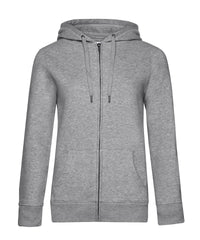B&C Collection B&c Queen Zipped Hooded - Heather Grey*