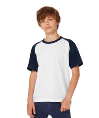 B&C Collection B&c Baseball /kids - White/Navy