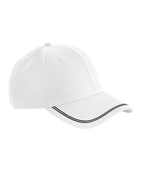 Beechfield Match Day Cap - White/Black