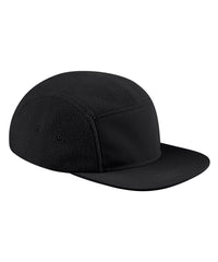 Beechfield Recycled Fleece Outdoor Camper Cap - Black
