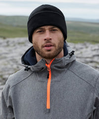 Beechfield Recycled Fleece Cuffed Beanie - Black