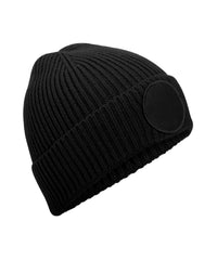 Beechfield Circular Fashion Patch Beanie - Black