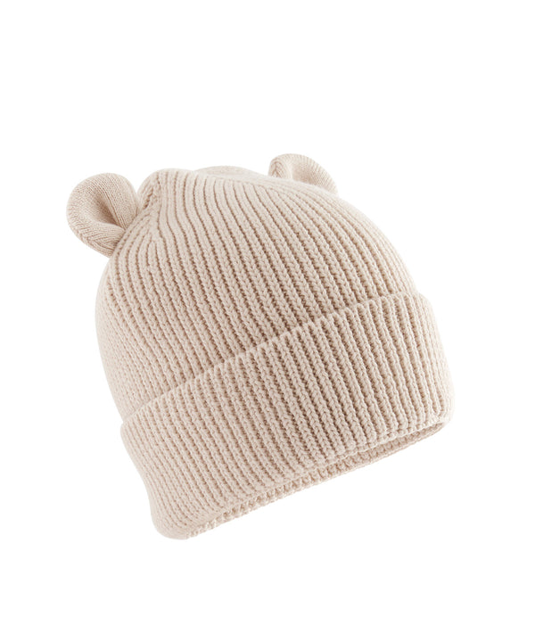 Beechfield Organic Baby Bear Beanie - Almond