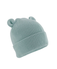 Beechfield Organic Baby Bear Beanie - Dusty Turquoise