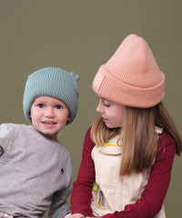 Beechfield Organic Baby Bear Beanie - Almond