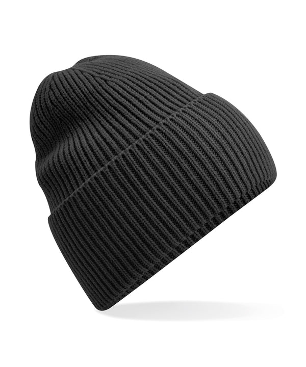 Beechfield Oversized Cuffed Beanie - Charcoal