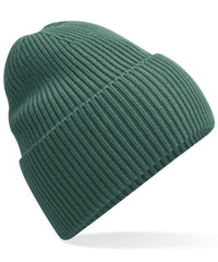 Beechfield Oversized Cuffed Beanie - Marine Green