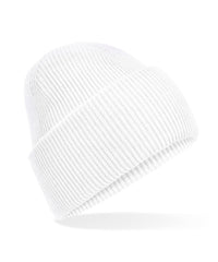 Beechfield Classic Engineered Deep-cuffed Beanie - White