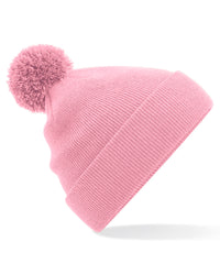 Beechfield Junior Original Pom Pom Beanie - Dusky Pink
