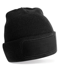 Beechfield Recycled Original Patch Beanie - Black