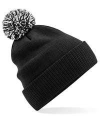 Beechfield Recycled Snowstar® Beanie - Black/White