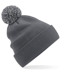 Beechfield Recycled Snowstar® Beanie - Graphite Grey/Light Grey